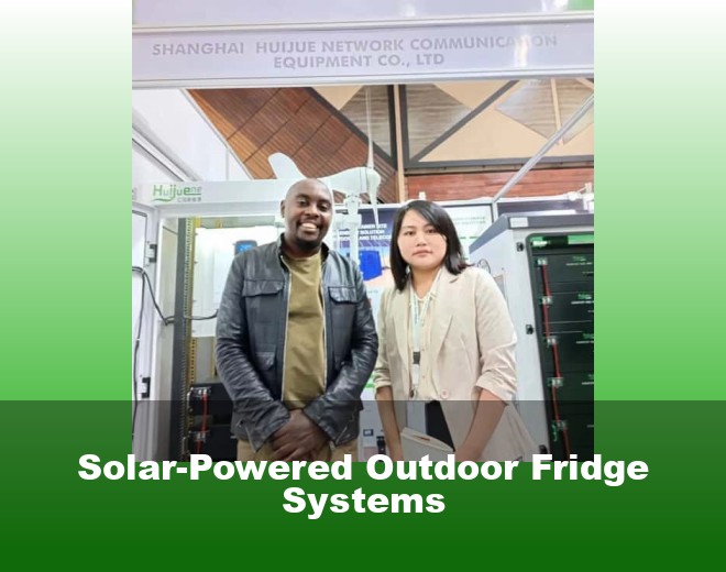 Solar-Powered Outdoor Fridge Systems